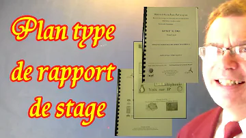 Comment structurer un rapport de stage ?