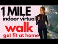 QUARANTINE WORKOUT | HOME WORKOUT | WALKING  AT HOME 1 MILE WALK INDOOR WALKING  | TRAIN WITH ME