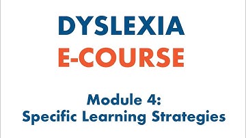 Learning Strategies for Dyslexic Children | Module 4 | E-Course | Sue Atkins