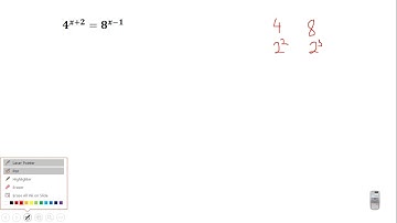 12 Exponential equations reduced to linear equations
