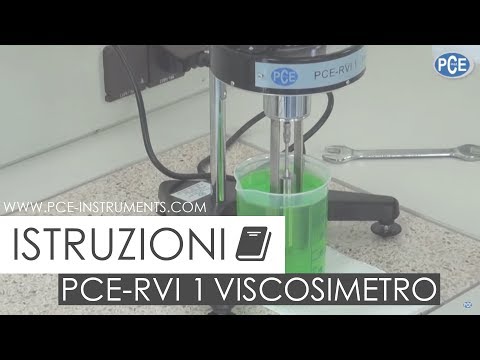 Video: Strumenti per misurare la viscosità di un liquido. Viscosimetro rotazionale