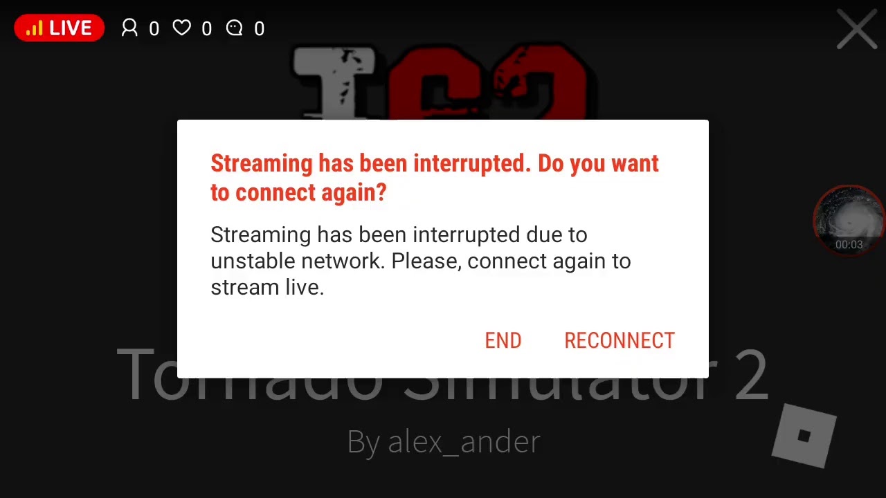 ROBLOX STORM CHASING LIVE RETRY #2