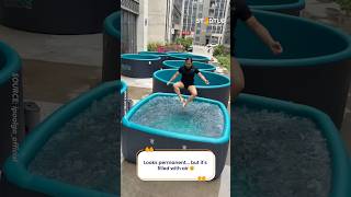 This backyard spa is actually inflatable 🤯 @StartupSelfieOfficial