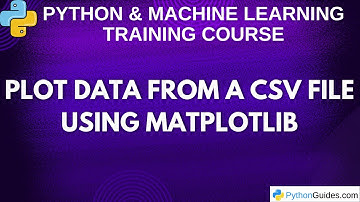 Plot Data from a CSV File Using Matplotlib in Python