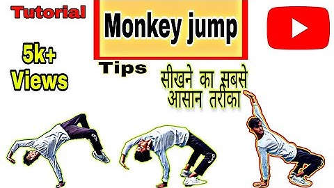 How to Monkey jump ( monkey flip) सीखने का सबसे आसान तरीका (Tips)
