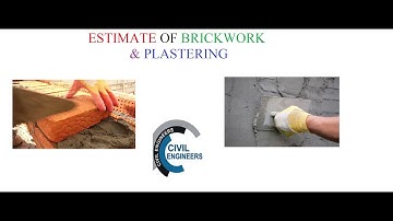 ESTIMATE OF BRICKWORK & PLASTERING