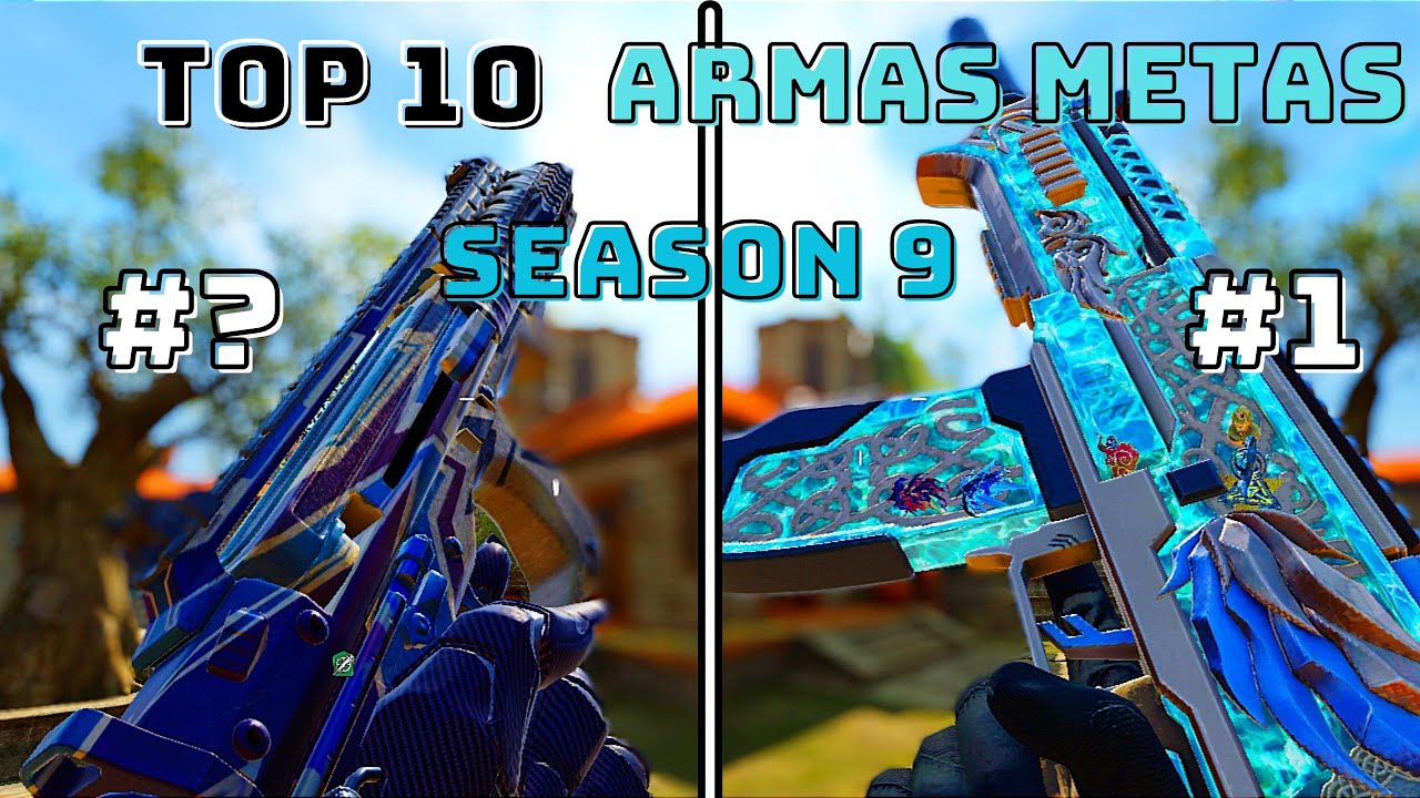 TOP 10 ARMAS METAS DA (SEASON 9) DO CALL OF DUTY MOBILE!!!! - YouTube