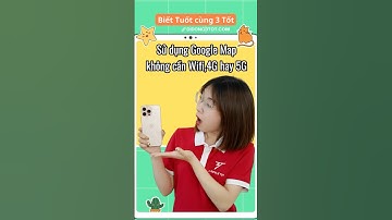Cách sử dụng google map không cần wifi,4G hay 5G#iphone#didong3tot#3totbiettuot#uytinso1thaibinh