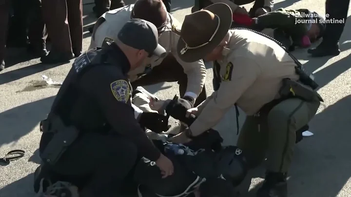 Livestream's raw footage shows Chicago ICE protest arrests of clergy & more by immigration facility