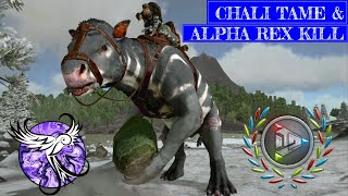 CHALI TAME AND ALPHA REX KILL | Arktic Hardcore Survival Episode 32 | ARK Survival Evolved Mobile
