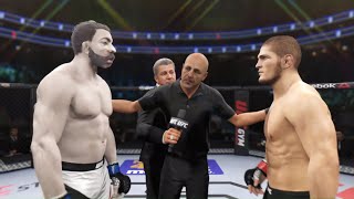 Khabib vs. Horrible Man (EA Sports UFC 2) ☝️🦅