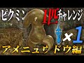 【検証】たった1匹のピクミンでもボスが倒せるのか？ ラスボス アメニュウドウ編 難易度ゲキカラ【ピクミン3 デラックス】