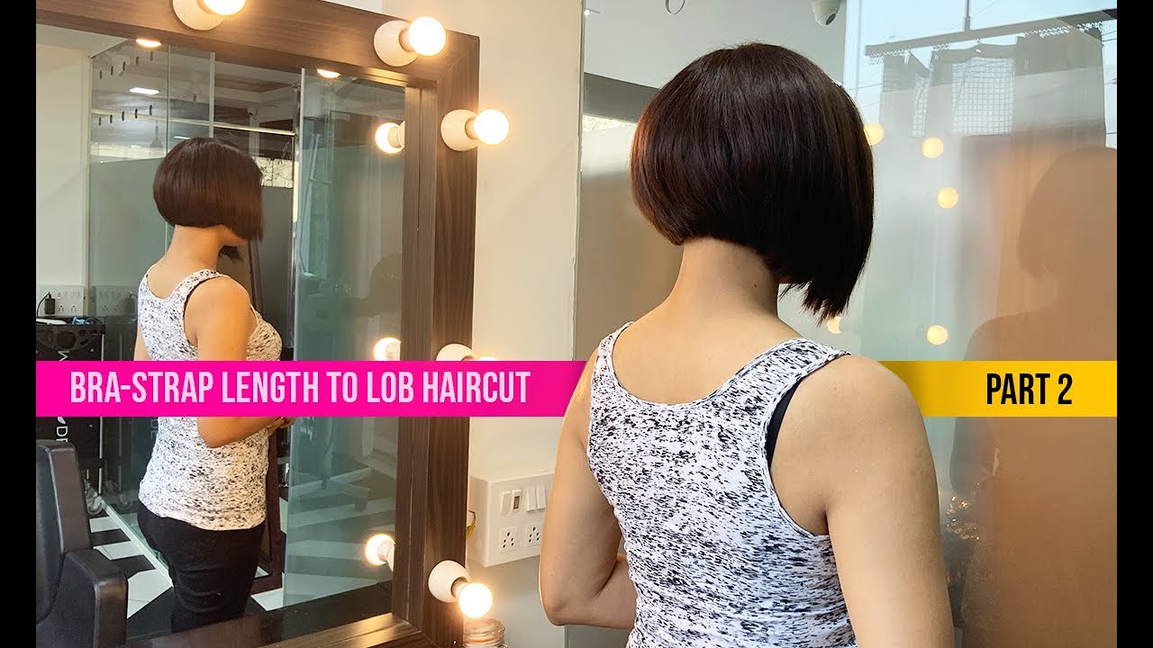 Long to LOB to Asymmetrical chin length bob Haircut  | Part 2 | NYNY Unisex Salon