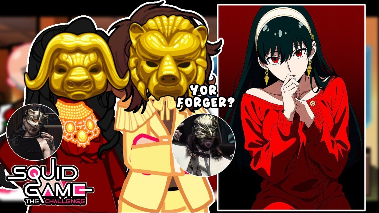 Vips React to Yor forger as NEW player |🇪🇸🇺🇸🇧🇷| SQUIDGAME 3 | Gacha React