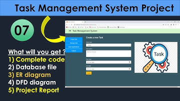 Task Management System Project in PHP and MySQL With Source Code || PHP Project || Part-07