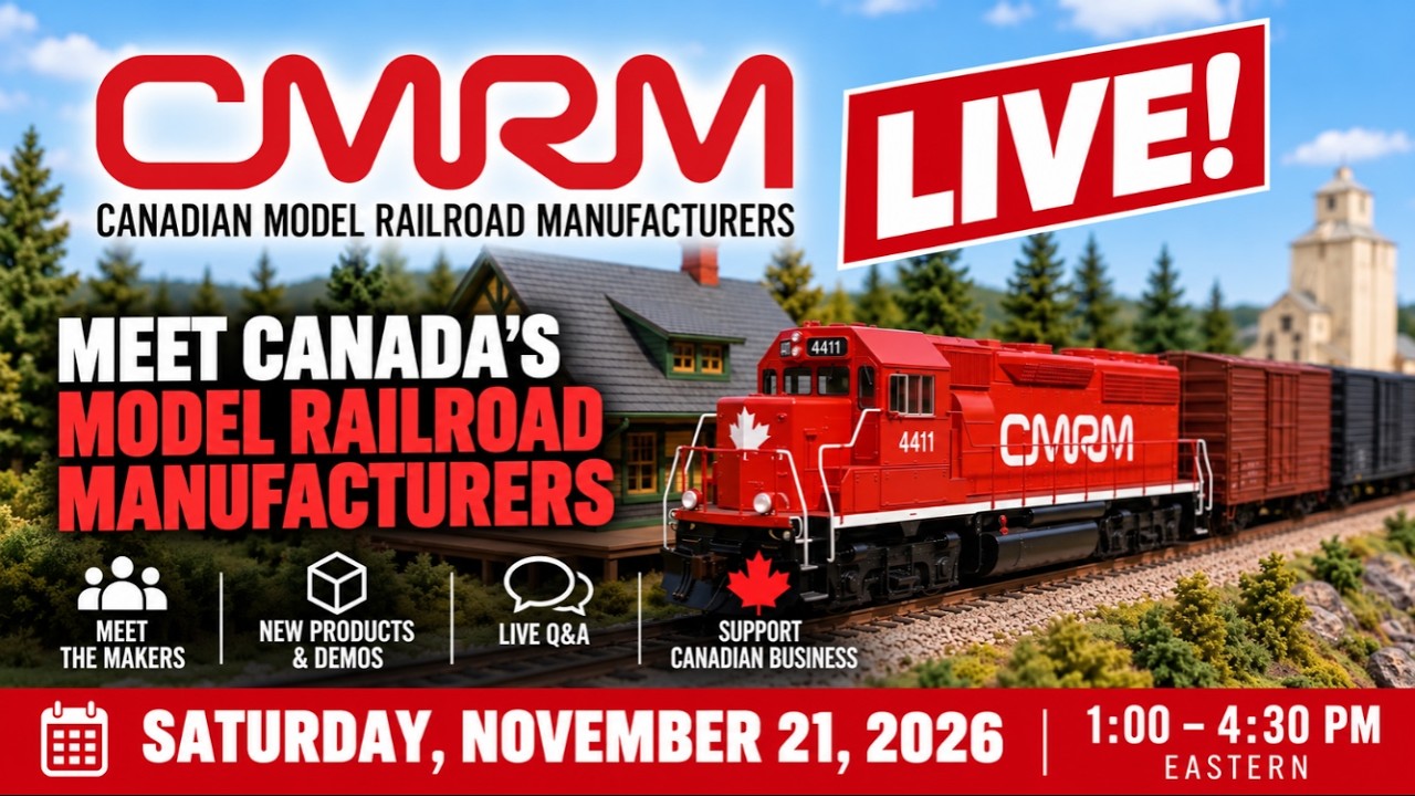 Canadian Model Railroad Showcase — LIVE! - YouTube