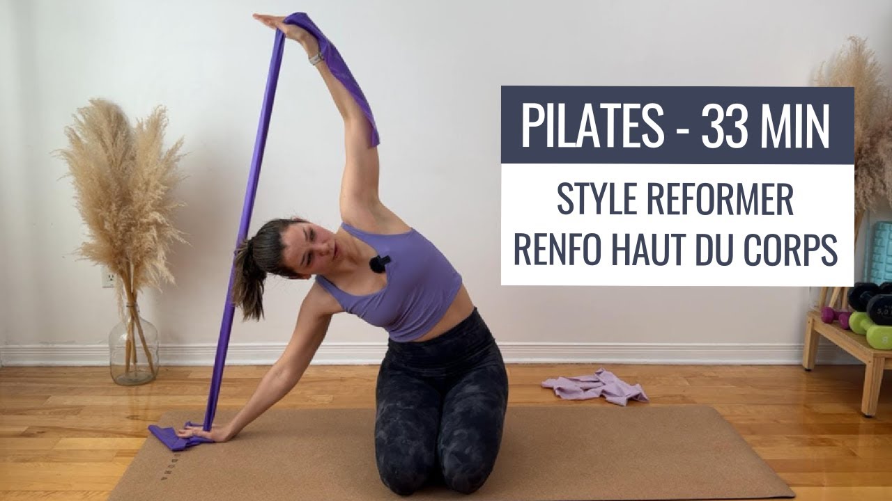PILATES | Reformer au sol avec élastique | haut du corps | 30 MIN