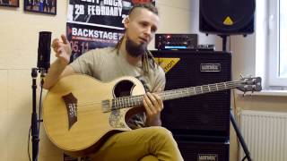 Percussive acoustic bass Lesson / Seven Nation Army / Dmitry Lisenko