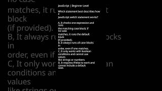 JavaScript Switch Statements #development #learn coding #newtech