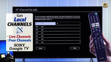 Sony Google TV: How to Set Up Local Channels! [Scan/Tuning]