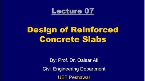 Lecture 07|Design of Reinforced Concrete Beam for Shear|Dr Qaiser Ali