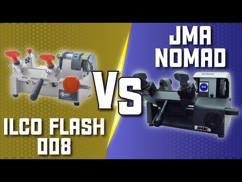 Ilco Flash 008 vs. JMA Nomad Key Machine | Key Cutting Machine Battle SMACKDOWN