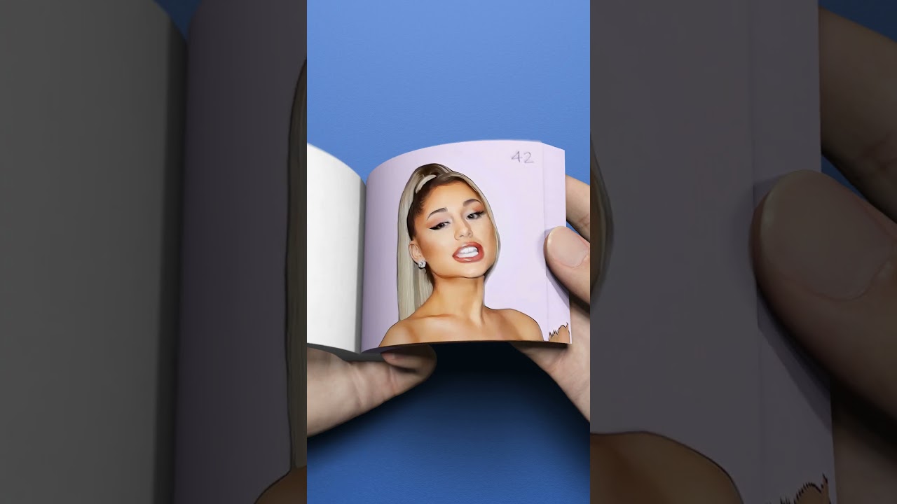 Ariana Grande Singing "Pretty Little Baby" FlipBook 