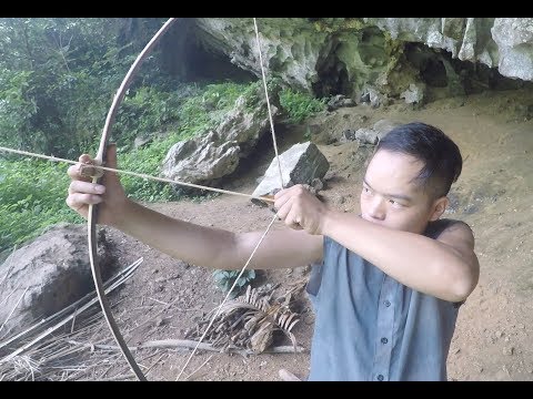Primitive Skills: Bow and Arrow Made From Bamboo