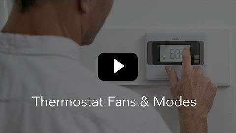 Thermostat fans & modes