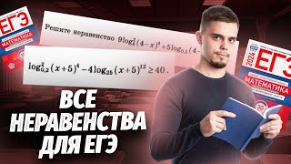 Решаем все неравенства прошлых лет из ЕГЭ | Математика ЕГЭ для 10 класса | Умскул