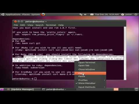How to Install Ruby 1.9.2 and Rails 3.0 on Ubuntu 10.10 [HD]
