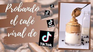 CREMA DE CAFÉ | Receta viral en Tik Tok con 3 ingredientes | Dalgona Coffee