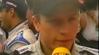 Australia 2002 Kimi Räikkönen Interview after first F1 Podium