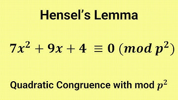 Quadratic Congruence and Hensel