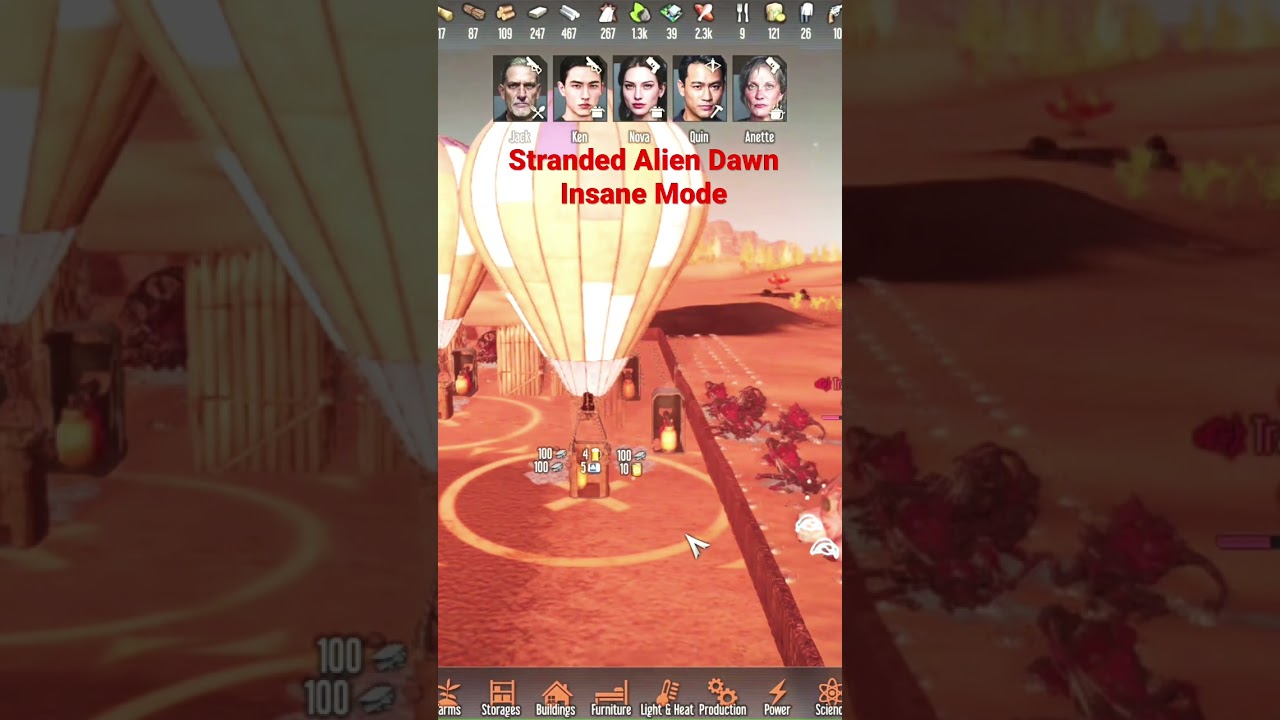 Stranded Alien Dawn | Insane Mode | ดรีมทีมเราโคตรเก่ง สู้ทุก เวฟ 