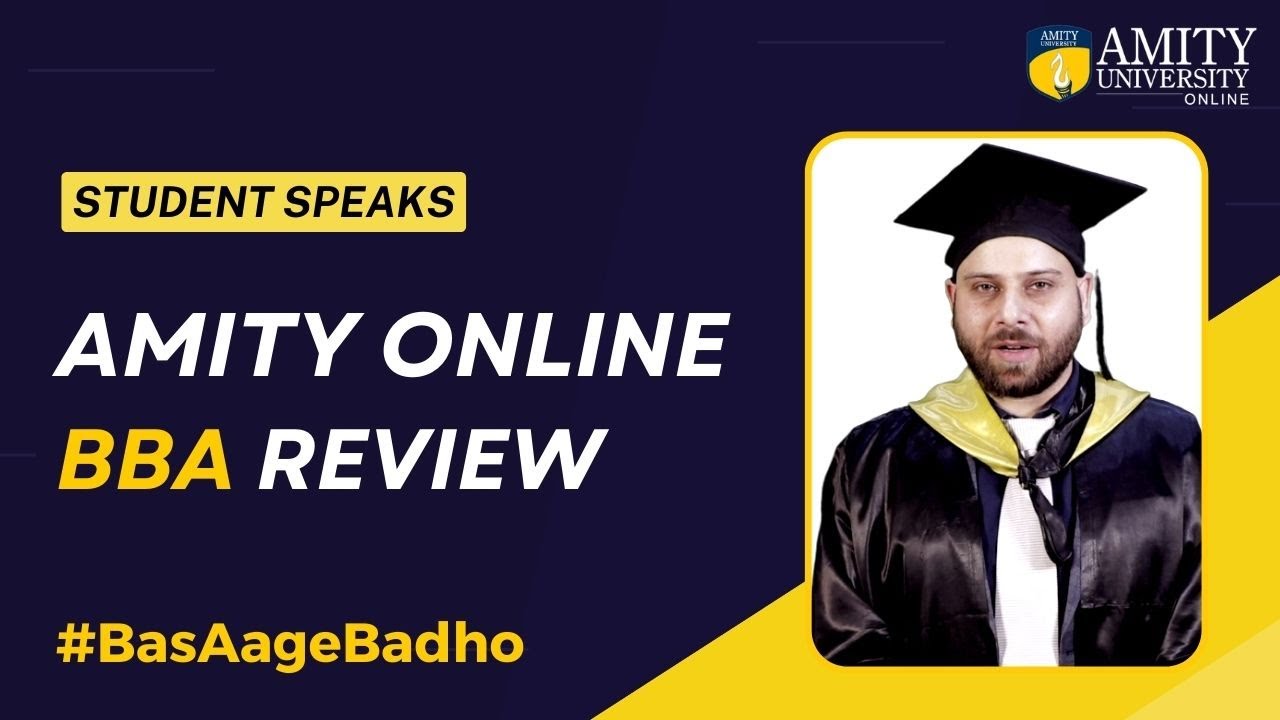 Amity University Online Course Review | Himanshu Chhabra - BBA | Amity Online Degree Programmes
