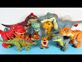 ASMR Jurassic World Unboxing Spinosaurus Carnotaurus Velociraptor T-rex Kentrosaurus