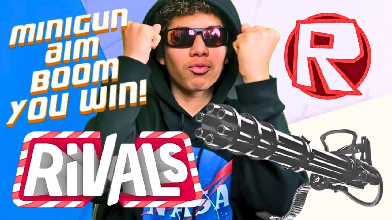 Mini Gun Rivals Minigun Massive Damage To Foes - RIVALS Roblox - YouTube