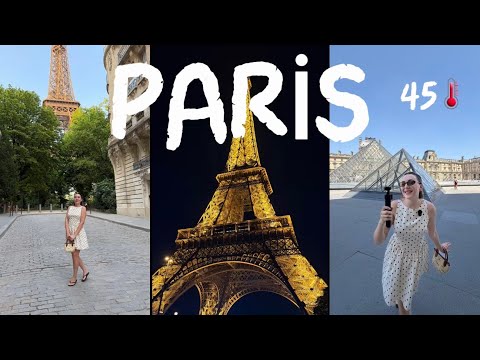 Rekor Sıcaklıkta Paris Vlog: 45 Derecede 2 Gün! | Record Heat Paris Vlog: 2 Days in 45°C!