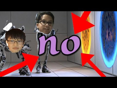CAN TWO IDIOTS BEAT A PUZZLE GAME??? (Portal 2) - YouTube
