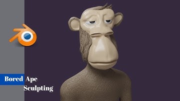 Bored Ape Sculpture - Bored Ape 3D Fan Art Blender Sculpting Character Tutorial