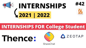 INTERNSHIPS From TOP Mnc
