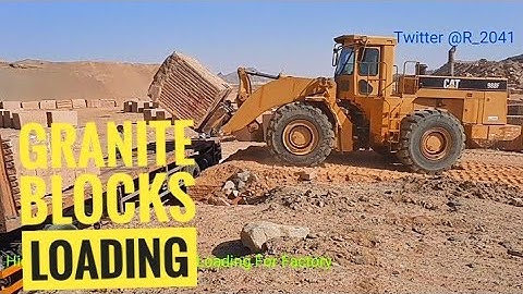 Granite Block Loading For Factory (VIII)