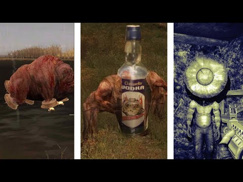 Видео: Псевдогигант-бутылка. Годный трэш мод на STALKER. Drinker mod.