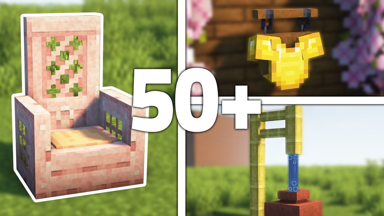50+ Mind Blowing Minecraft 1.20 Build Hacks - YouTube