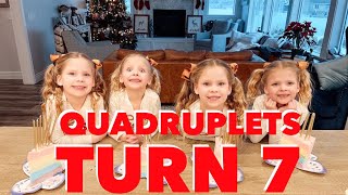 The Quadruplets 7th Birthday | The Gardner Family