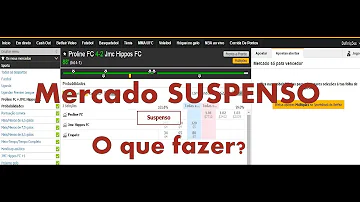O que acontece quando o jogo é suspenso?