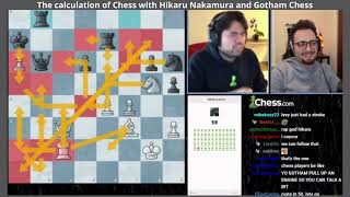Chess calculator | Grandmaster Hikaru chess calculation. #ChessCalculator
