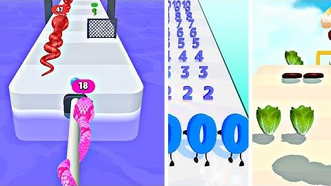 ➡️ Sanke Run 🆚️ Bullet Stack ! Satisfying and Relaxing ASMR  Games