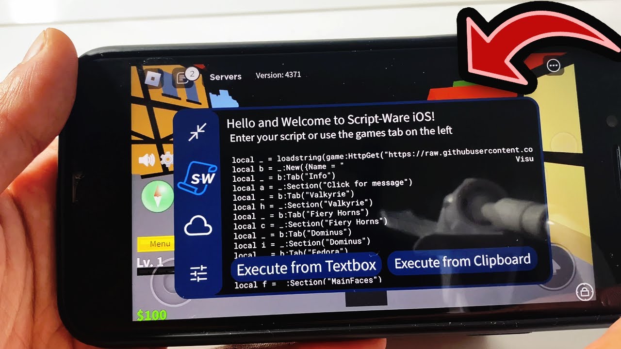 Get scriptware now! #roblox #hack #iOS